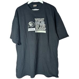 Colorado Buffaloes ESPN College Gameday What Color Do You Bleed? T-Shirt XL